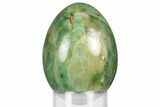 Polished Transvaal Jade Egg - South Africa #356358-1